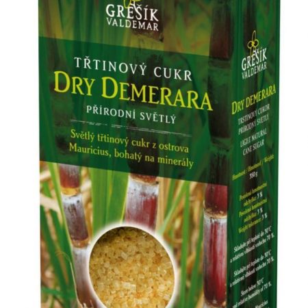 Trstinový cukor DRY DEMERARA (prírodný svetlý)