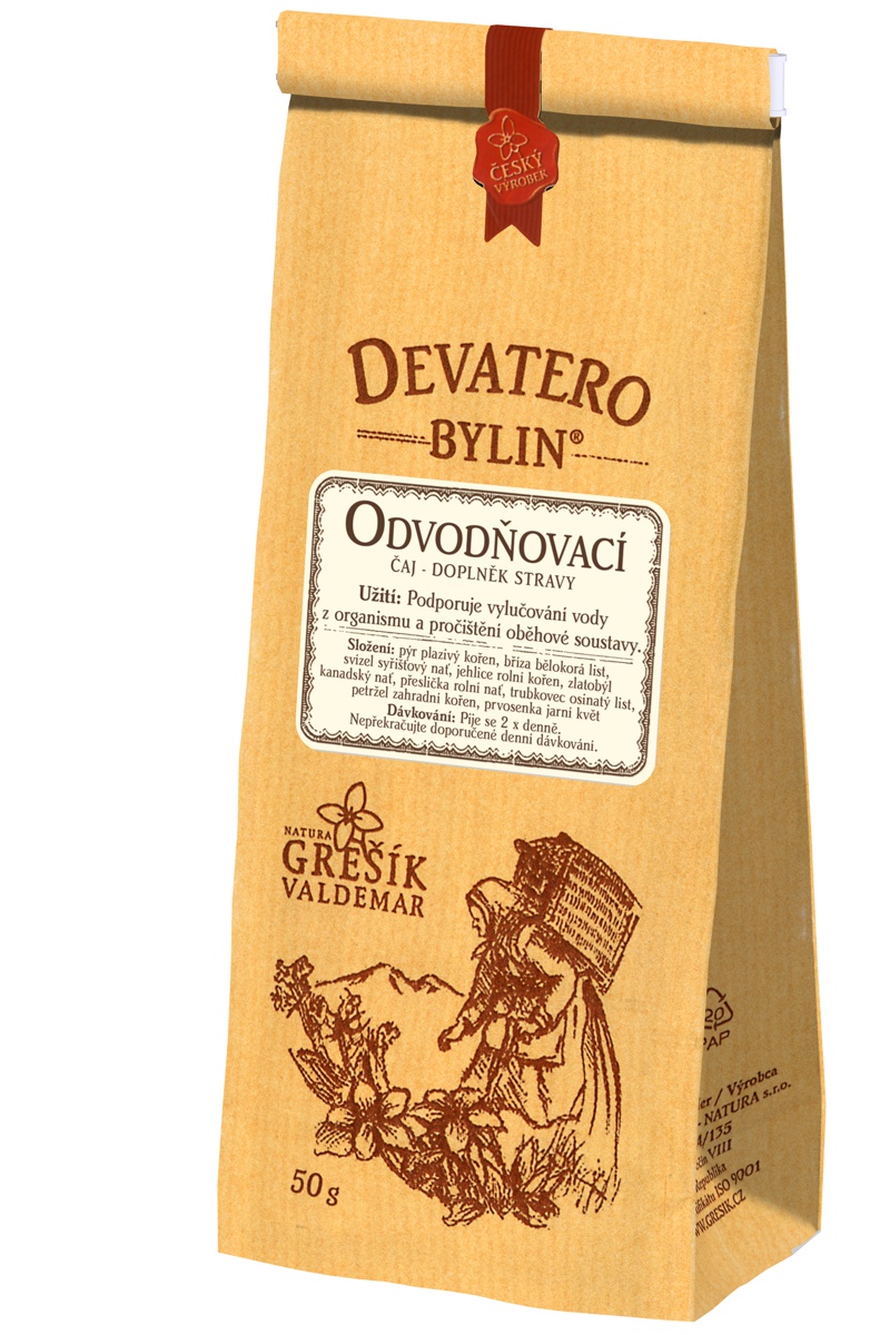 ODVODŇOVACÍ (podporuje vylučovanie vody z organizmu)