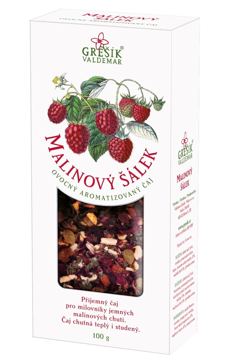 Ovocný čaj MALINOVÝ (sypaný)