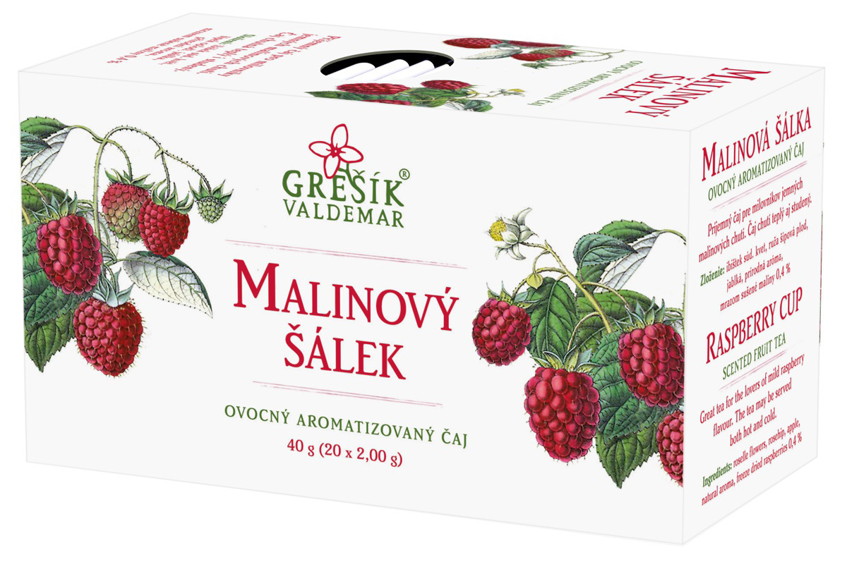 Ovocný čaj MALINOVÝ (sáčkový)