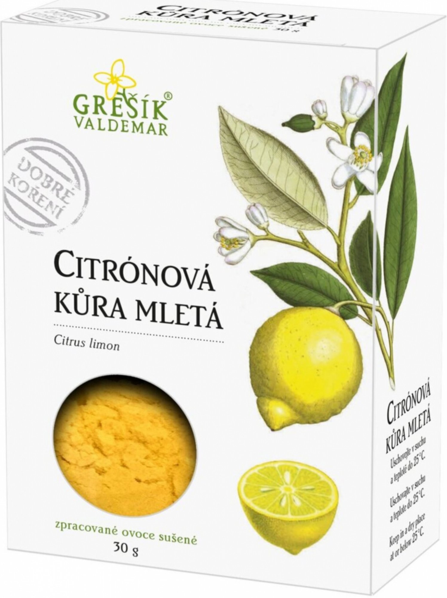 Korenie CITRÓNOVA KÔRA