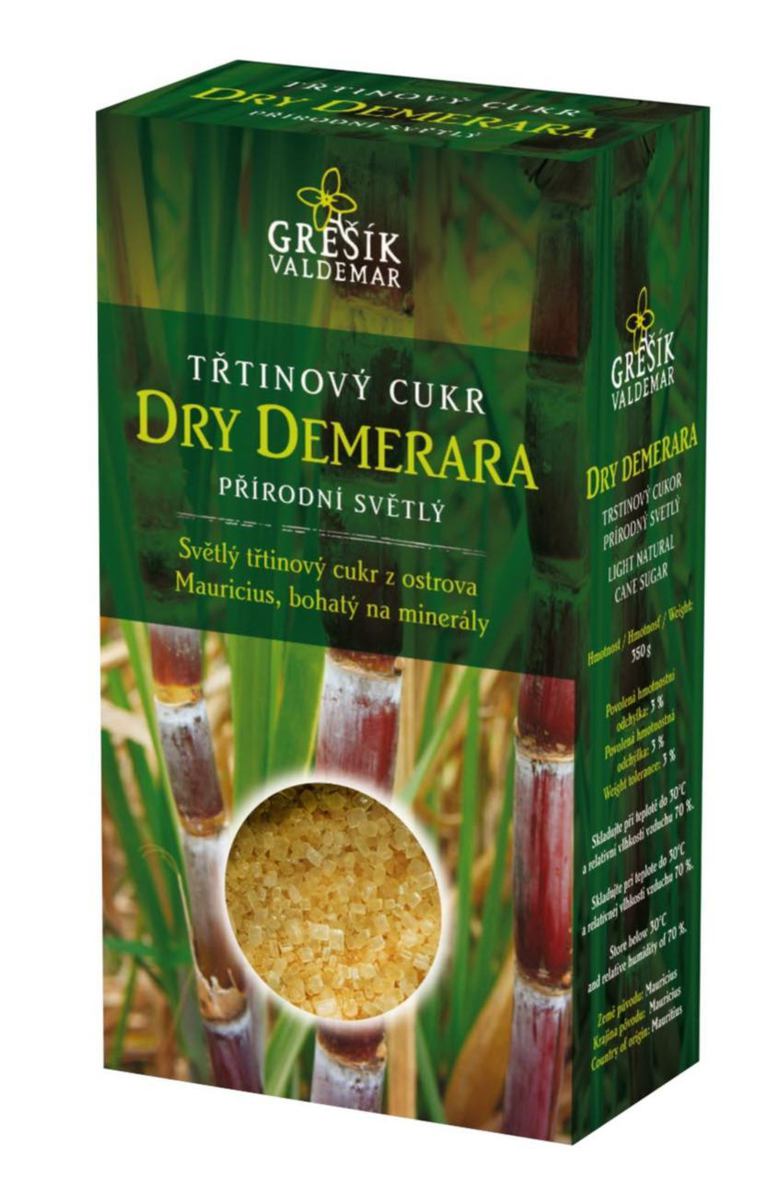 Trstinový cukor DRY DEMERARA (prírodný svetlý)